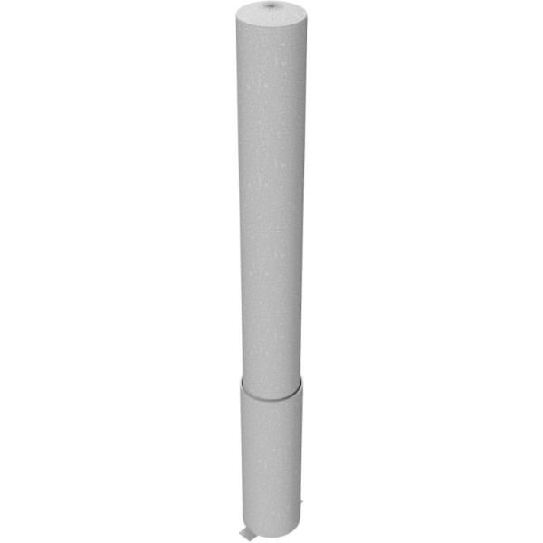 Stein HGS HGS stalen buispaal/stambeveiligingspaal -Bollard-, 1500mm/zonder sluiting, incl. bodemhuls, zonder kleur, geen oogjes, 34988