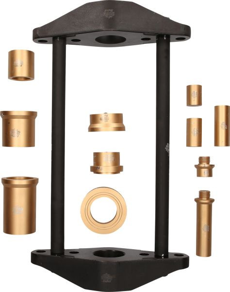 KS Tools universele set voor het vervangen van kingpins 45 t, 12-delig, 440.0665