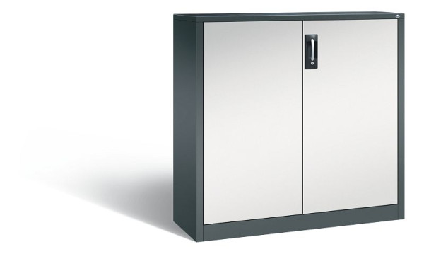 C+P gereedschapskast Acurado, H1200xB1200xD400mm, kleur: antracietgrijs/lichtgrijs, verzonken handgreep, 8530-000 S10141
