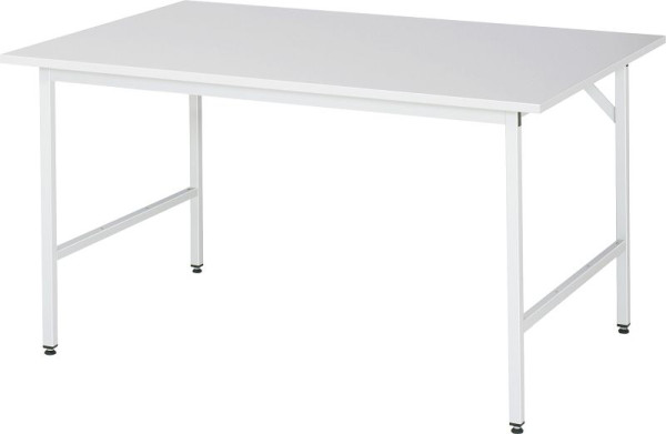 RAU Jerry serie werktafel (3030) - in hoogte verstelbaar, melamine plaat, 1500x800-850x1000 mm, 06-500M10-15.12