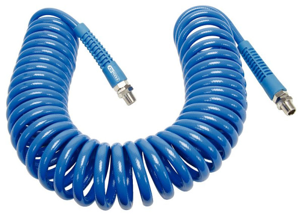 KS Tools PU-persluchtspiraalslang, diameter 10 mm, 515.3340