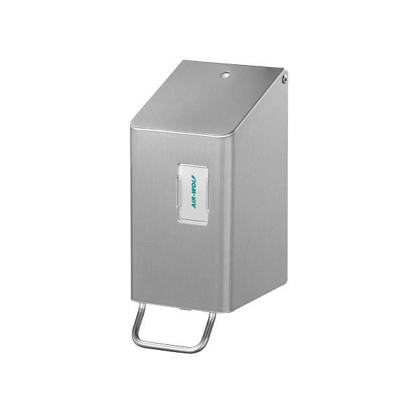 Air Wolf schuimzeepdispenser, wandmontage, transparant gepoedercoat roestvrij staal, 250 ml, Omega-serie, 29-080