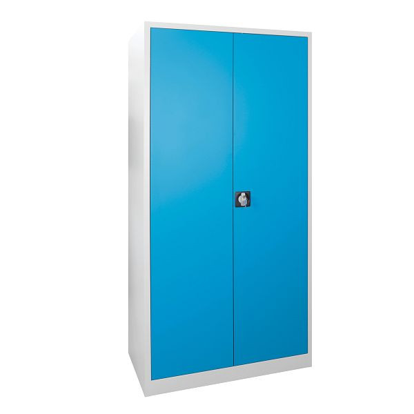 ADB draaideurkast, RAL7035/5012, diepte 500 mm, lichtblauw, 40751