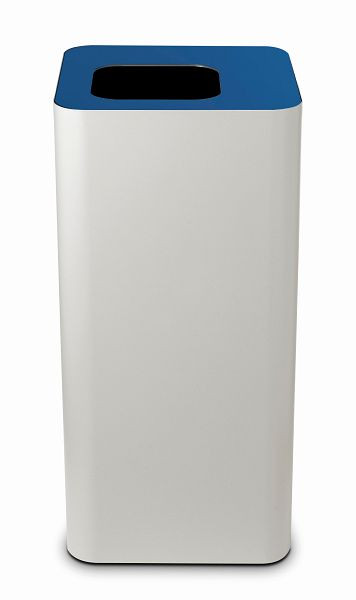 Design afvalbak PURE ESSENTIAL Wit, B 385 x D 385 x H 800 mm, 392020