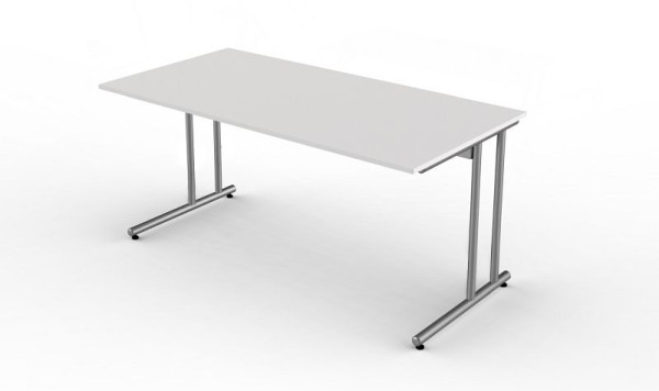 Kerkmann bureau B 1600 x D 800 x H 750 mm, lichtgrijs, 11467011