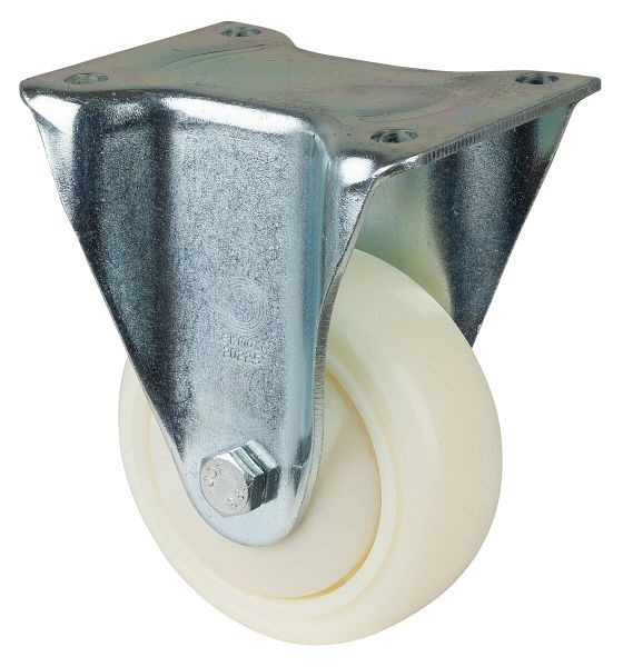 BS Rollen zwaarlastwiel, bokwiel, wielbreedte 50 mm, wiel-Ø 125 mm, draagvermogen 450 kg, kunststof, kogellagers, bolvormig, L610.B15.126