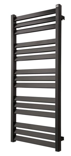 TVS handdoekradiator met horizontale buizen PASO 15-500, zwart, 1120 x 500 mm, PA15-500SO