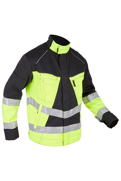 ROFA jas 2498, maat 60, kleur 487-antraciet-lichtgeel, 5702498-487-60