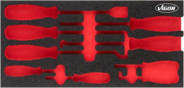 VIGOR 2-componenten zachtschuiminleg, afmetingen inzet / lademaat: S (188 x 393 x 35 mm), gebruik: V5070, V5070-L