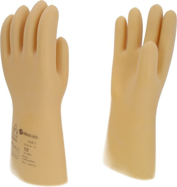 KS Tools Elektriciensbeschermhandschoen met beschermende isolatie, maat 12, klasse 2, wit, 117.0059