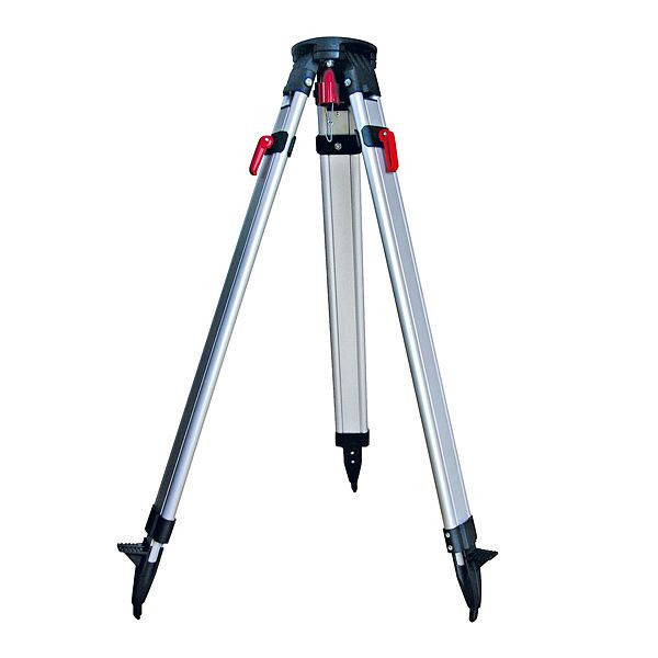 proNIVO aluminium statief met platte kopplaat en snelklem in rood, 201-60-ALQLHD