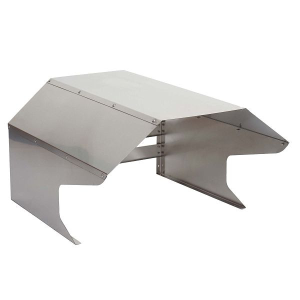 Mendler robot grasmaaier garage HWC-L43, dakoverkapping voor grasmaaiers, metaal 40x59x69cm, RVS, 98973