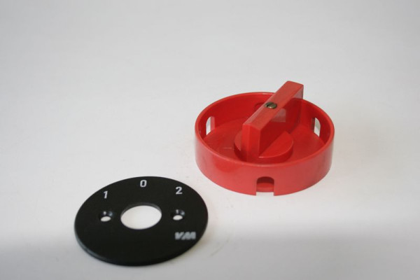 ELMAG-handgreep (rood) voor schakelaar 1/0/2 voor alle MKS-zagen (versie A), 9708231