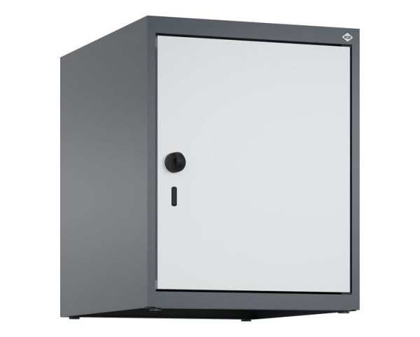 C+P kastopzet Classic PLUS, bovenkast, 7016/7035, veiligheidsdraaisluiting, 500x400x500mm, 1 vak, 080090-12 S10013