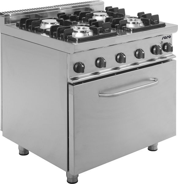 Saro gasfornuis met elektrische oven model E7/KUPG4LE, 423-1035