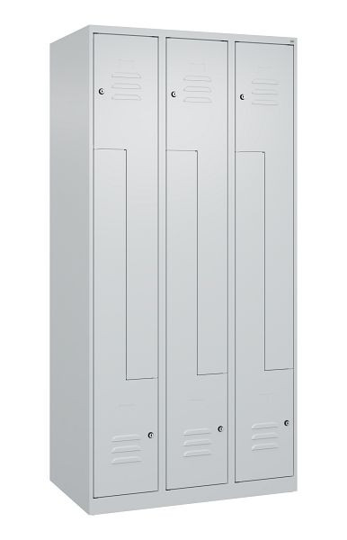 C+P Z-Spind Classic PLUS, 6 Abteile, 1850x900x500mm, 7035/7035, Zylinderschlösser, 080003-306 S10011