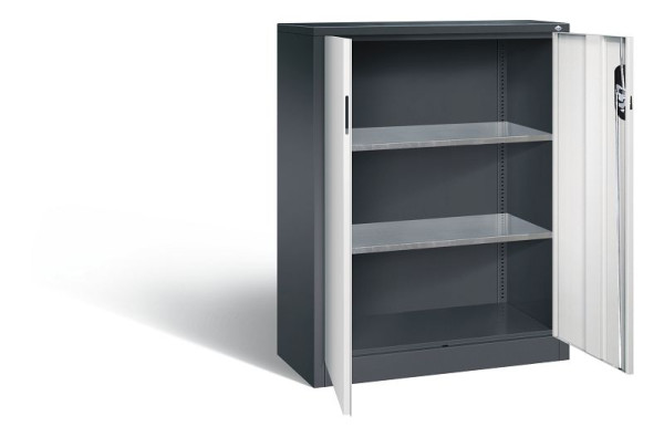C+P gereedschapskast Acurado, H1200xW930xD400mm, kleur: zwartgrijs/lichtgrijs, verzonken handgreep, 8520-000 S10112