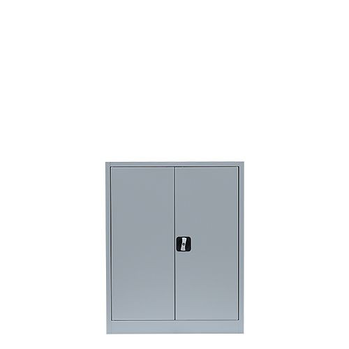 Lüllmann archiefkast/vleugeldeurkast, 1000 x 800 x 380 mm, lichtgrijs/lichtgrijs, 530310