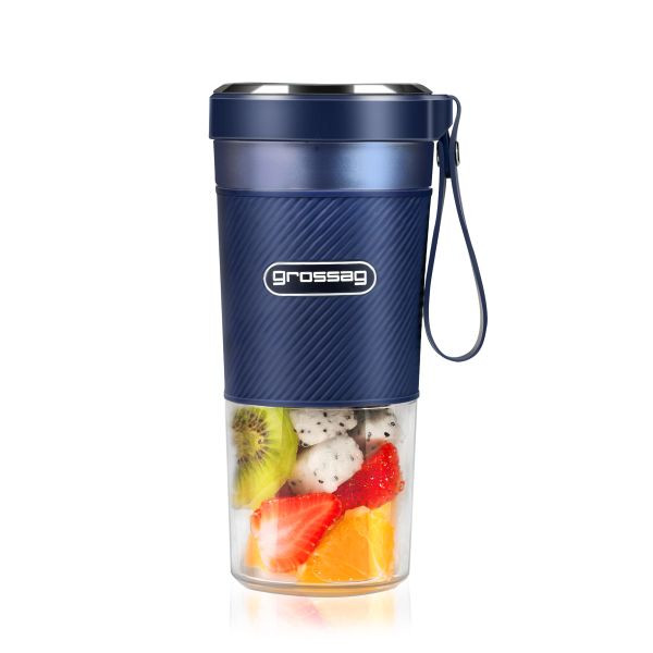 grossag Akku Smoothie Mixer to-go, Blau, MX 10.09