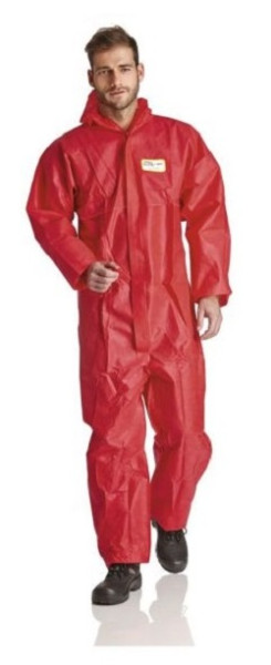 ProSafe Light overall, SMS materiaal, capuchon, rood, maat 2XL, VE: 50 stuks, SMSR-2XL