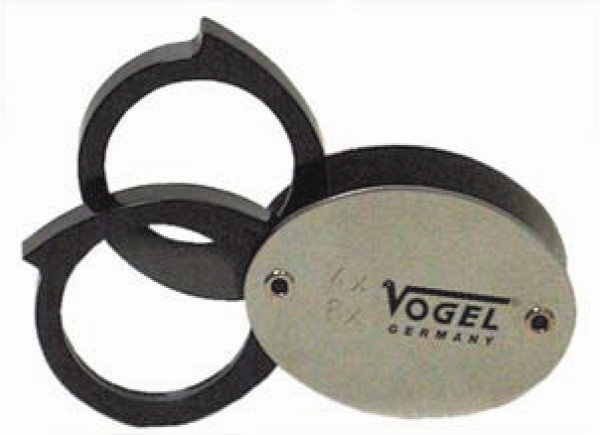 Vogel Germany opvouwbare loep, 10x, Ø 20,3 mm, 600153
