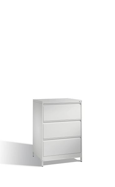 C+P archiefkast Acurado, H1045xB787xD590mm, kleur: lichtgrijs, handgreep, met frame, 12923-322 S10022