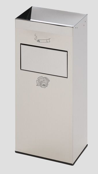 VAR afvalbak / asbak H 77, RVS, 1349