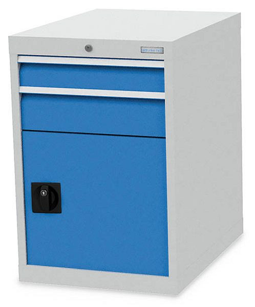 Bedrunka + Hirth ladekast, R 18-24, aantal lades: 2, aantal dubbele deuren: 1, afmetingen in mm (BxDxH): 555 x 736 x 819, 580/0110 / 450V
