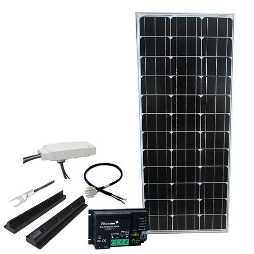 Phaesun Caravan Kit Base Camp Smart SDU14 100W/12V, temperatuursensor, 600458