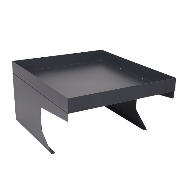 Mendler robotmaaier garage met plantenbak HWC-G60, dakafdak voor grasmaaier, metaal 37x60x70cm, antraciet, 71786