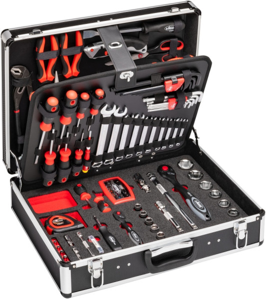 VIGOR gereedschapskoffer, universeel, sleufprofiel, manipulatiebestendig TORX® profiel, aantal gereedschappen: 143, V2542