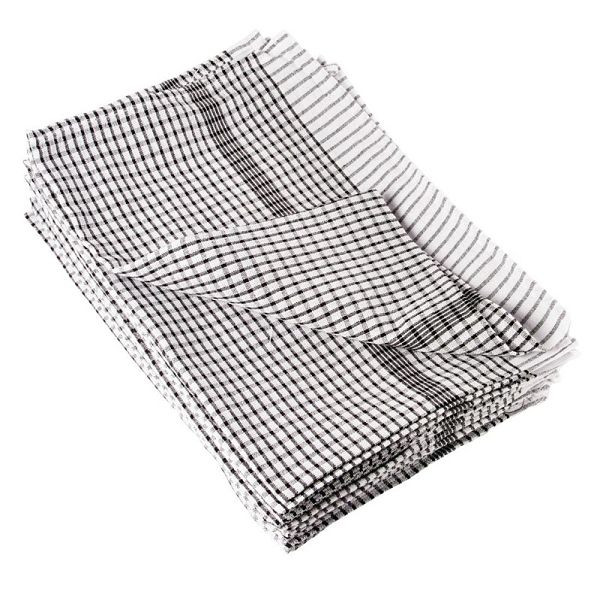 Vogue Wonderdry theedoeken zwart, VE: 10 stuks, CC597