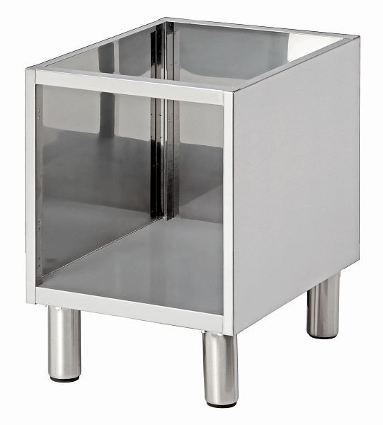 Bartscher onderbouw open, 650, B400, chroomnikkelstaal, 112020