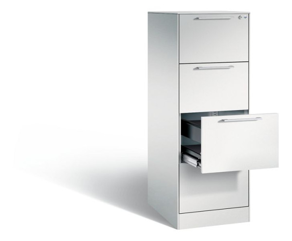 C+P hangarchiefkast Asisto, H1310xB440xD600mm, kleur: lichtgrijs, beugelgreep, 146 225-411 S10012