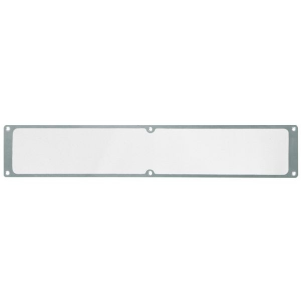 Meelbroek antislipplaat aluminium met m2 antislipcoating, Easy Clean wit 114x635mm, APM3EF1