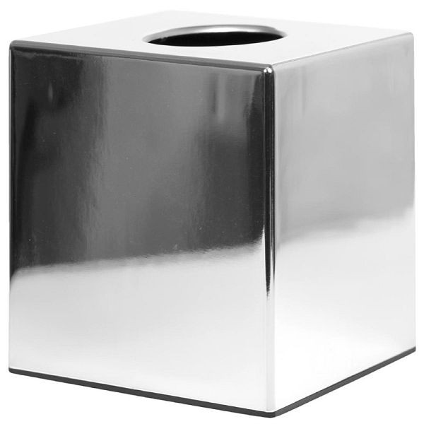 Bolero tissuebox kubus chroom, CC493