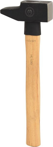 KS Tools slotenmakershamer, essen handvat, Franse vorm, 800g, 142.1080
