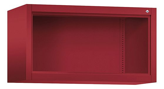 C+P opzetplank Acurado, H500xW930xD400mm, kleur: robijnrood, 9164-000 S10003