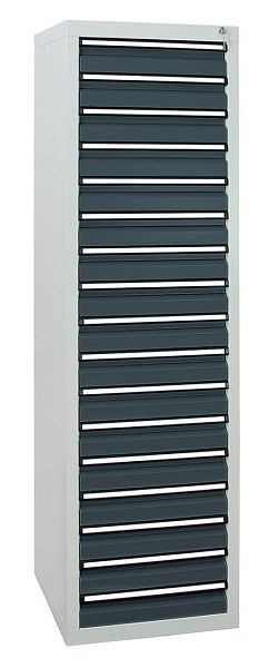 stumpf ladekast serie STS 410, RAL 7035/7016, 17 laden (17x100 mm), 7105171