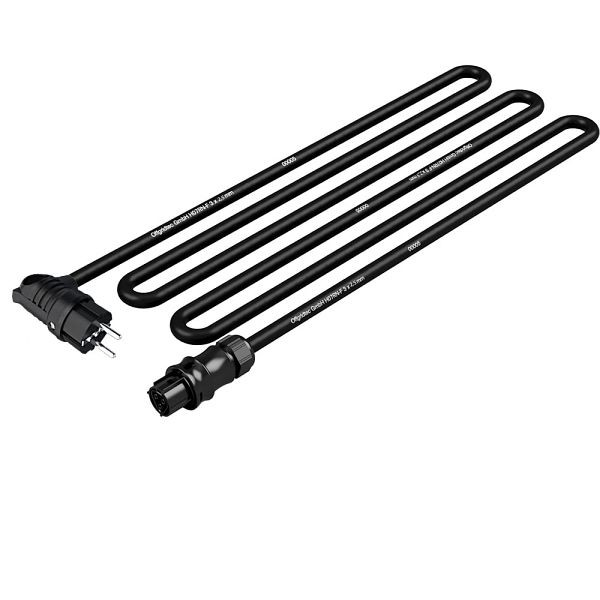 Offgridtec 10m aansluitkabel micro-omvormer met Wieland apparaatstekker naar Schuko stopcontact (haaks), 8-01-013597