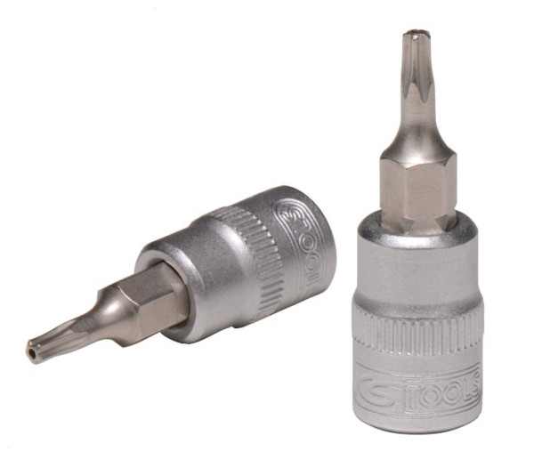 KS Tools bitdop 1/4", vijfster met gezichtsgat, TS10, 911.1701