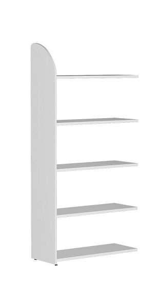 Kerkmann DANTE plankenveld 1900 x 800 mm 5 planken, wit, 50970610