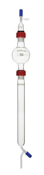 Rettberg flashchromatografiekolom, 2000 ml kolom, 2000 ml oplosmiddelreservoir, stroomregelaar met PTFE-klep, 867010200