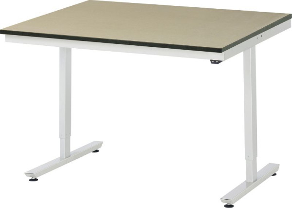 RAU werktafel serie adlatus 150 (elektrisch in hoogte verstelbaar), MDF werkblad, 1250x720-1120x1000 mm, 08-AT-125-100-F
