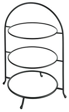 Contacto bordenrek, zwart voor borden 27-30 cm, 11", 3247/303