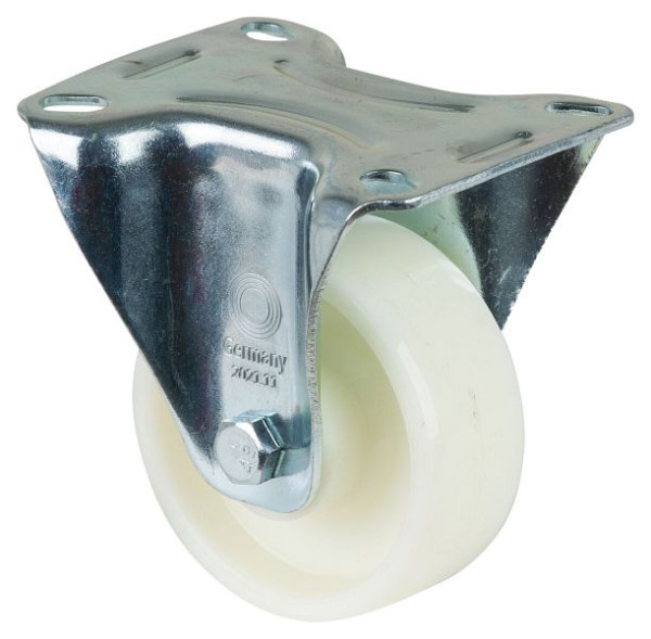BS-rollen transportrol, vaste rol, wielbreedte 30 mm, wiel-Ø 80 mm, draagvermogen 125 kg, rollager, VE 4 stuks, L410.B10.080