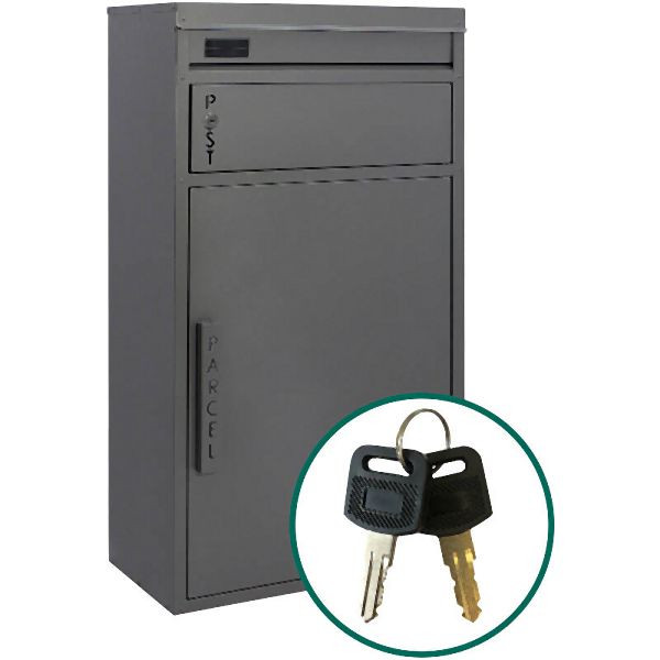 ScanProDesign Safepost 65 Tiamat - met groot handvat, zilvergrijs, 900353