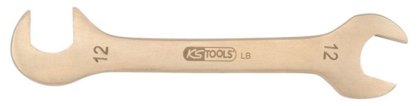 KS Tools BRONZEplus plaatstalen dubbele steeksleutel klein 4 mm, 963.7118