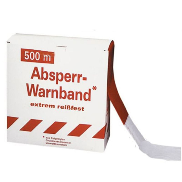 Stein HGS HGS afzetlint - scheurvast -, 500m, 5 rollen van 500m / inclusief afrolkarton, 12958