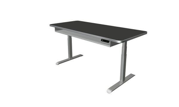Kerkmann sta/zit tafel Move 4 Premium, B 1800 x D 800 mm, elektrisch in hoogte verstelbaar van 620-1270 mm, antraciet, 10320513